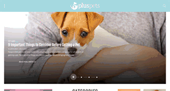 Desktop Screenshot of news.pluspets.com